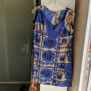 SOLD SIYA  dress, M/L. Indian designer cotton